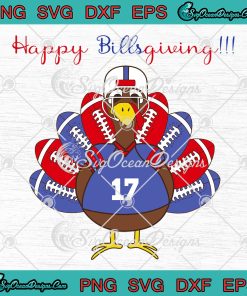 Buffalo Bills Billsgiving Turkey Embroidery, Cute Turkey Football