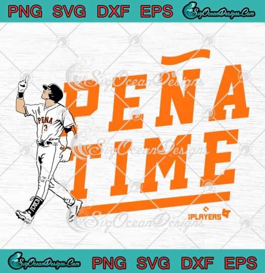 Peña Time Houston Baseball 2022 SVG, Jeremy Peña MLB Players SVG PNG EPS DXF PDF, Cricut File