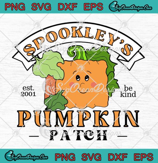 Spookley's Pumpkin Patch SVG, Spookley the Square Pumpkin SVG PNG EPS DXF PDF, Cricut File