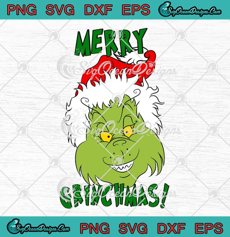 The Grinch Santa Merry Grinchmas SVG, Dr. Seuss Christmas 2022 SVG PNG ...