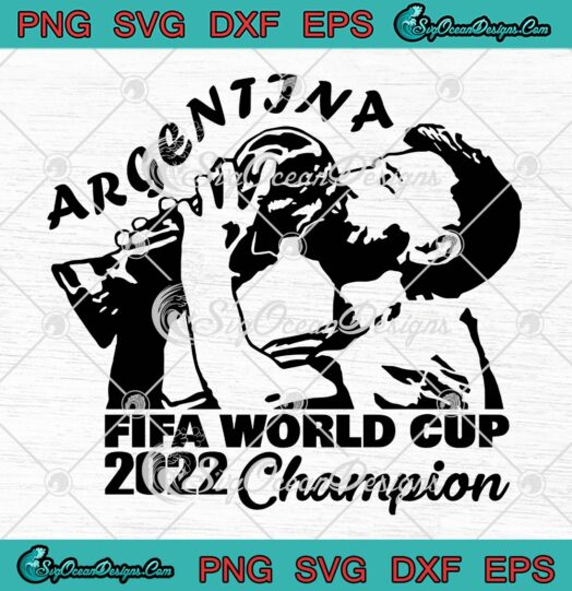 Argentina FIFA World Cup Champion 2022 SVG, World Cup Qatar 2022 SVG PNG EPS DXF PDF, Cricut File