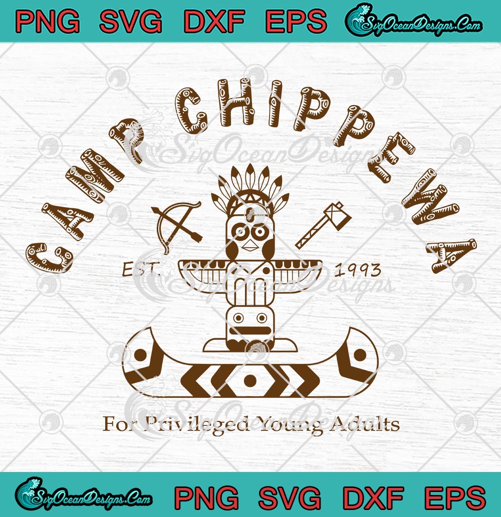 Camp Chippewa Est. 1993 SVG Camp Chippewa Addams SVG Wednesday