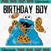Cookie Monster Birthday Boy SVG, Sesame Street Kids Birthday Gift SVG PNG EPS DXF PDF, Cricut File