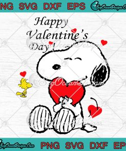 Cute Snoopy Hug Heart And Woodstock SVG, Happy Valentine’s Day SVG PNG ...