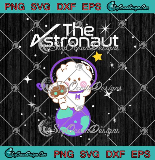 Jin Wootteo The Astronaut K-Pop SVG, Funny Cute Wootteo Jin BTS SVG PNG EPS DXF PDF, Cricut File