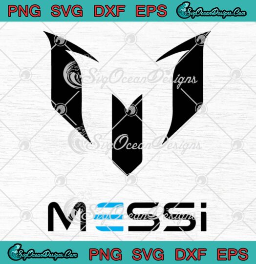 Lionel Messi Argentina Logo 2022 SVG, Lionel Messi Football SVG PNG EPS DXF PDF, Cricut File