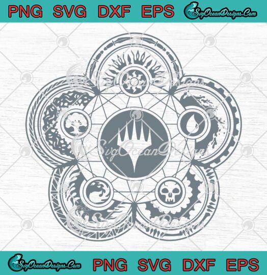 Magic The Gathering Card Game SVG, Magic The Gathering Game Lovers SVG PNG EPS DXF PDF, Cricut File