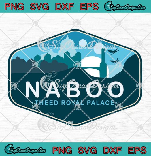 Naboo Theed Royal Palace Star Wars SVG, Naboo Planet SVG PNG EPS DXF PDF, Cricut File
