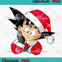Santa Goku Christmas 2022 PNG, Cute Xmas Gift For Dragon Ball Fan PNG JPG Clipart, Digital Download