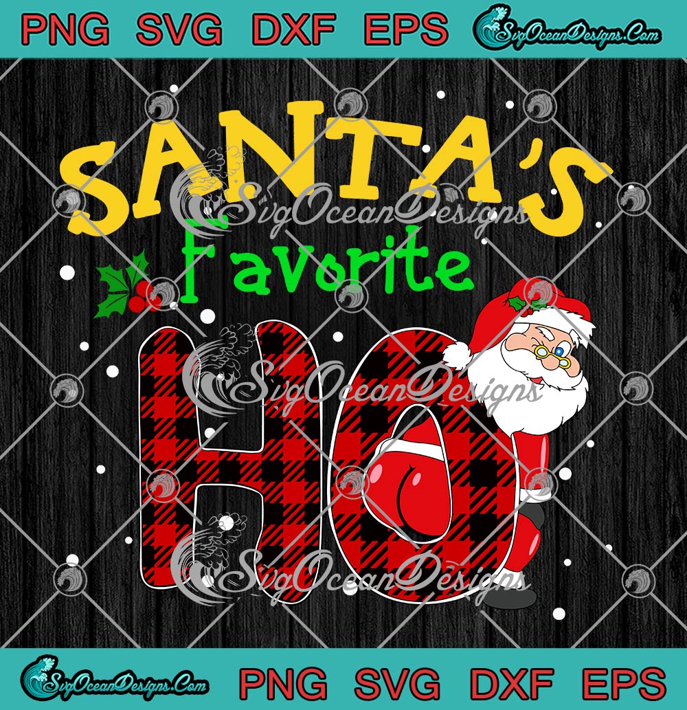 Santa's Favorite Ho Funny Christmas SVG File