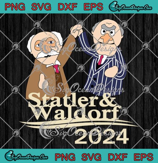 Statler And Waldorf 2024 Retro Vintage SVG, Funny Statler And Waldorf Muppets SVG PNG EPS DXF PDF, Cricut File