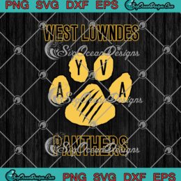 West Lowndes Panthers SVG PNG EPS DXF PDF, Cricut File