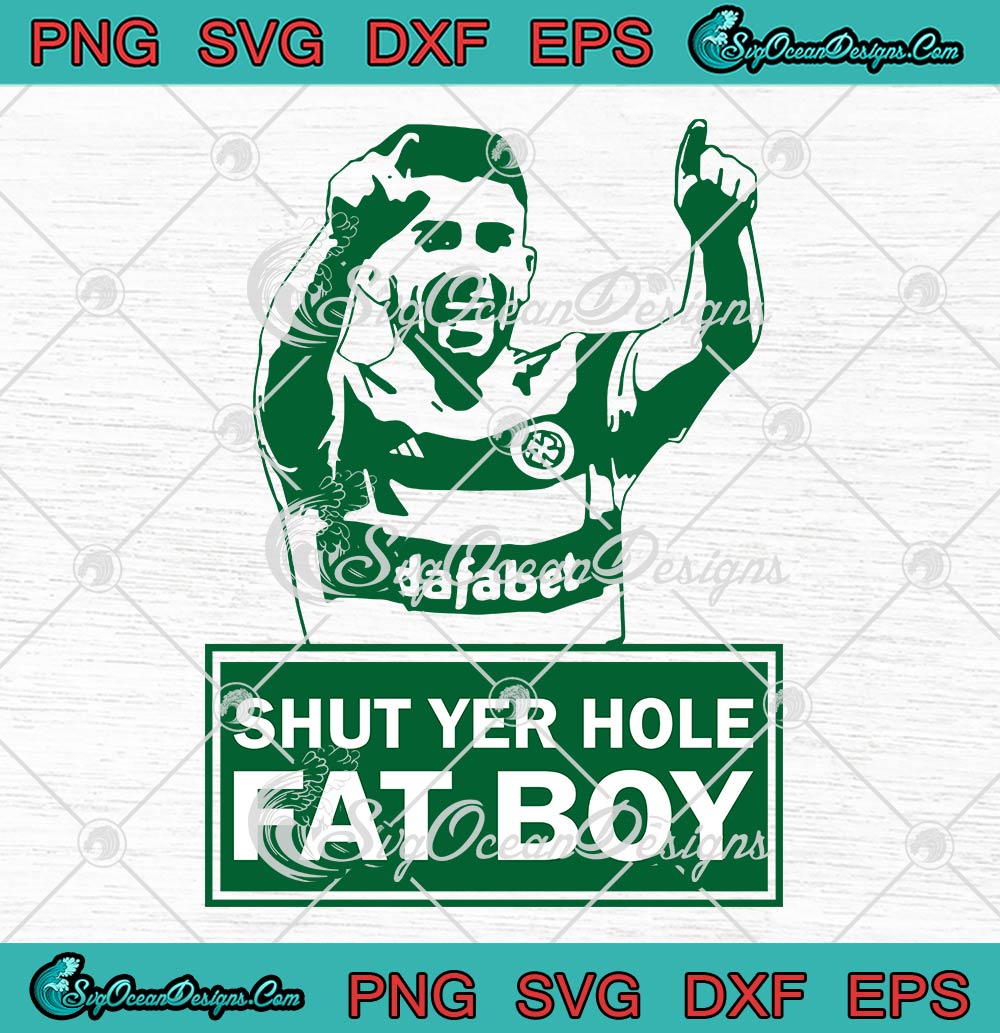 Greg Taylor Shut Yer Hole Fat Boy SVG, Greg Taylor Scottish Football
