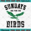 Sundays Are For The Birds SVG, Philadelphia Eagles SVG, Gifts For Eagles  Fans SVG PNG EPS