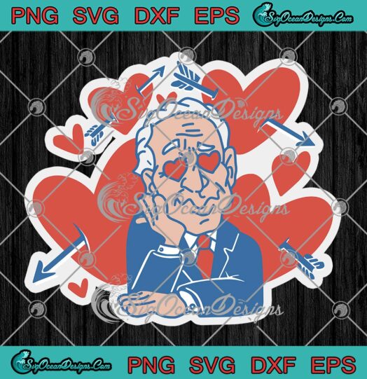 Valentine’s Day SVG, Joe Biden Hearts SVG, Funny Biden Couple Matching SVG PNG EPS DXF PDF, Cricut File