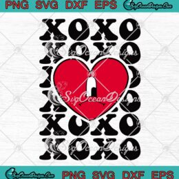 XOXO Bad Bunny Sad Heart SVG, Baby Benito Valentine's Day SVG PNG EPS DXF PDF, Cricut File