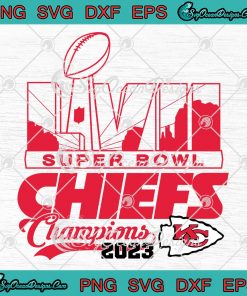 Kansas City Chiefs Super Bowl Lvii Champions 2023 Football Champions Svg