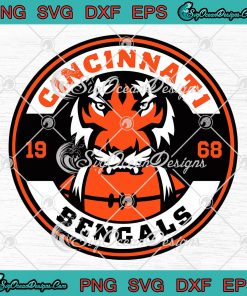 Cincinnati Bengals logo Digital File (SVG cutting file + pdf+png+dxf)