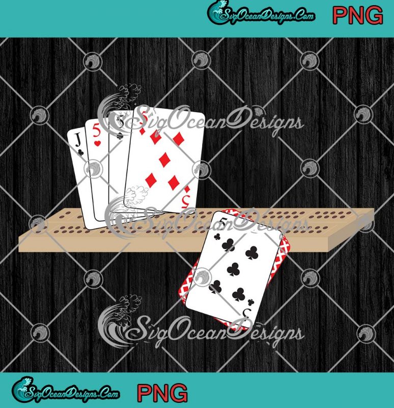 Cribbage Hand Card Playing Funny SVG, Gift For Cribbage Card Players