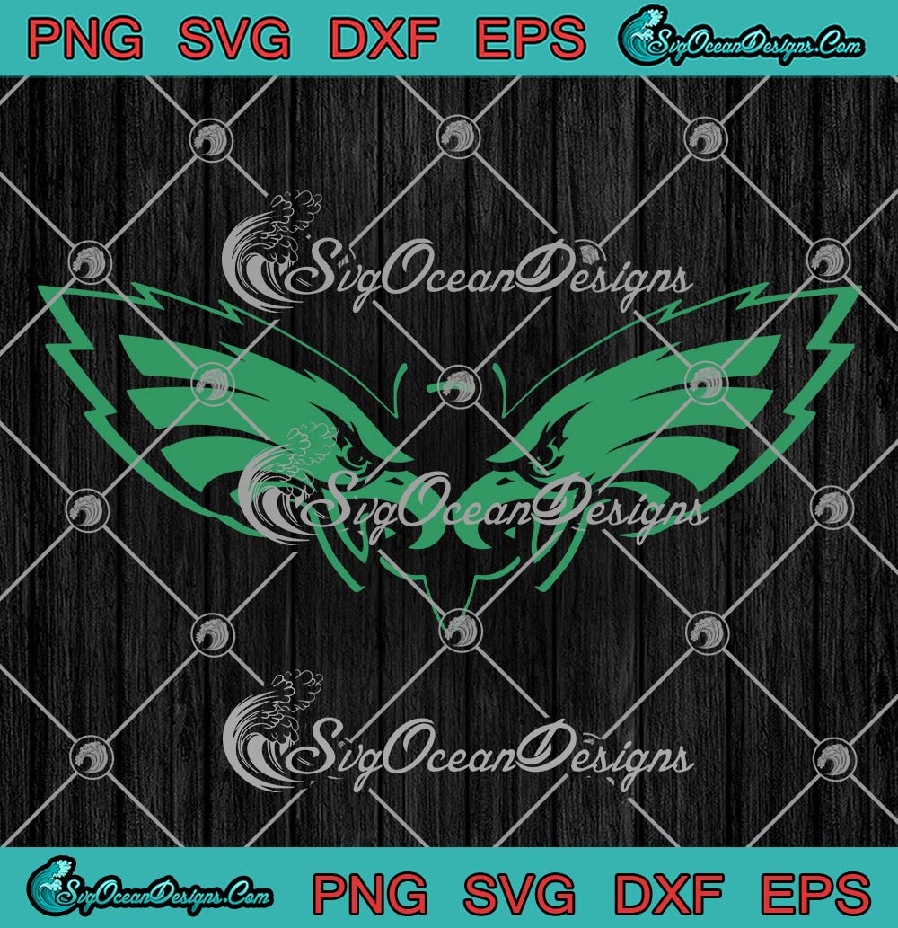 Fly Eagles Fly Football Clipart Silhouette Cameo NFL SVG Cut File for  T-shirt Cricut Digital Download