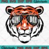Game Day Tiger With Sunglasses SVG, Cincinnati Bengals Football SVG PNG EPS DXF PDF, Cricut File