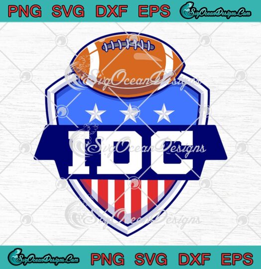 IDC American Football Funny SVG, I Don't Care Football SVG PNG EPS DXF PDF, Cricut File