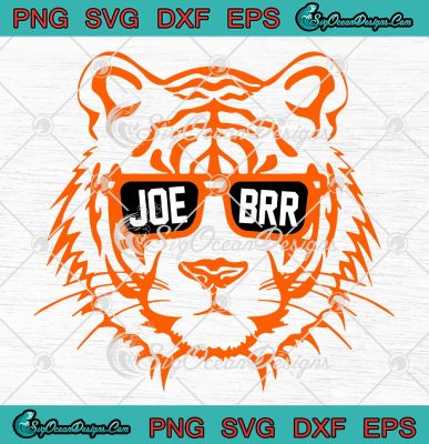 Joe Burrow Tiger Burrow Bengals SVG, Vintage Style Cincinnati Bengals