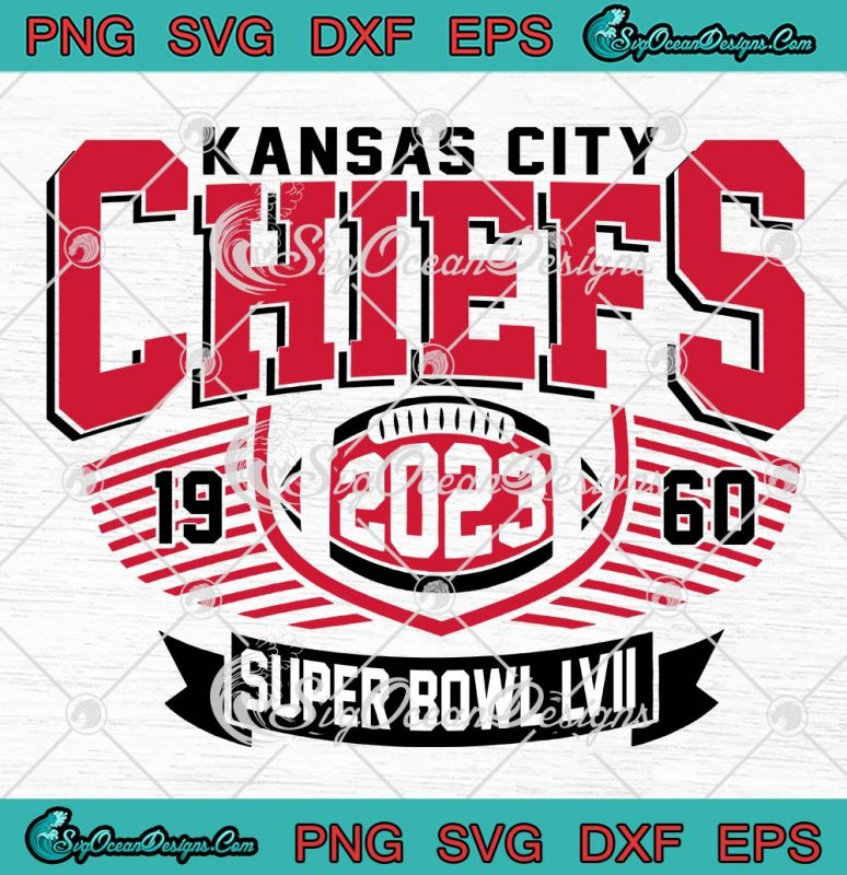 Vintage Kansas City Chiefs Football 1960 SVG File For Cricut