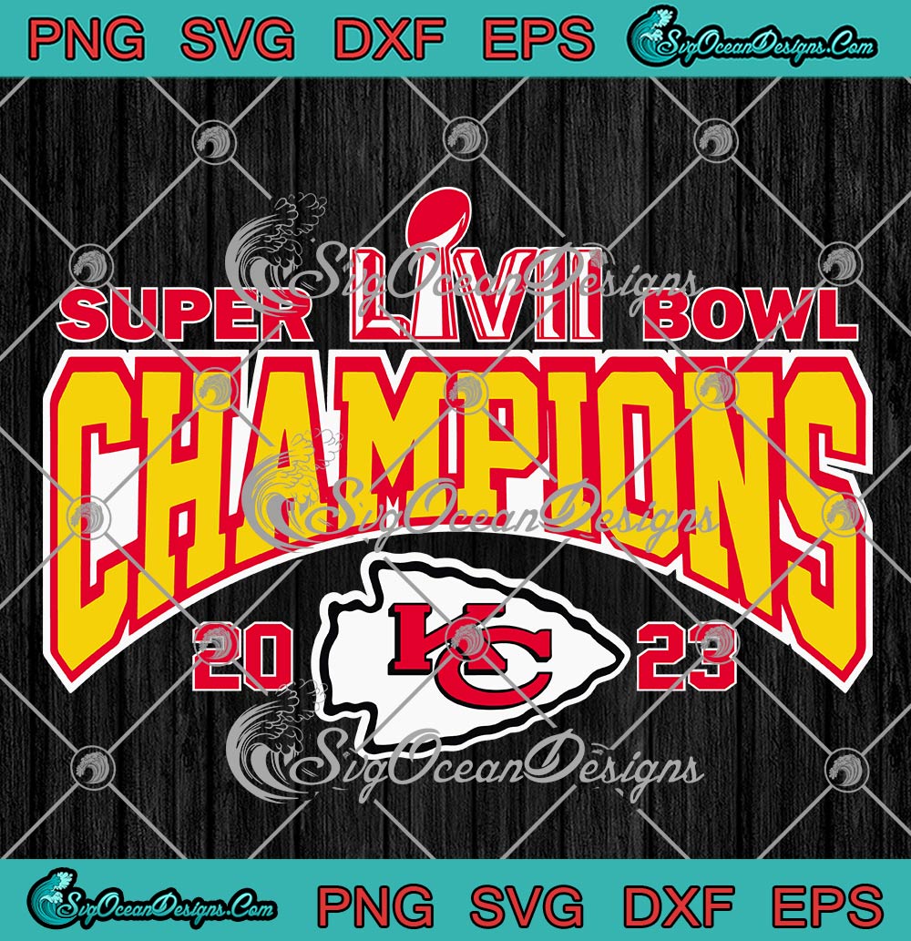 Kansas City Chiefs Super Bowl Lvii Champions Kc Chiefs Logo Svg