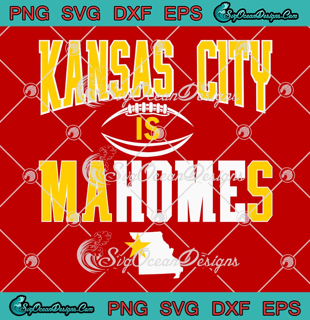 Touchdown Kan Zuh City Svg-kansas City-mahomes Svg-kc-red 