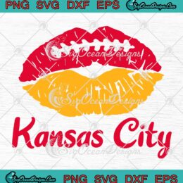 Kansas City Lips Champion Chiefs SVG, Football Lips Kansas City Chiefs SVG PNG EPS DXF PDF, Cricut File