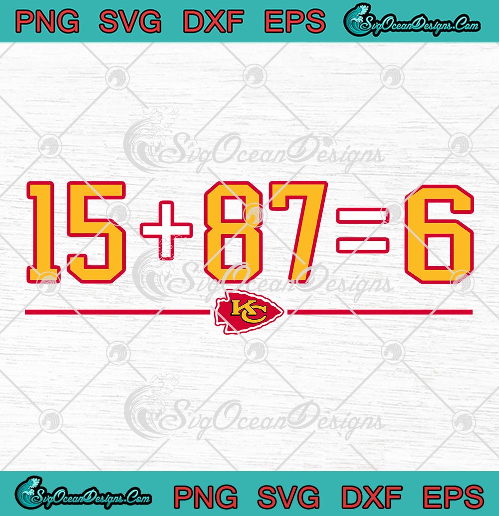 Mahomes 15 SVG, Chiefs SVG PNG DXF