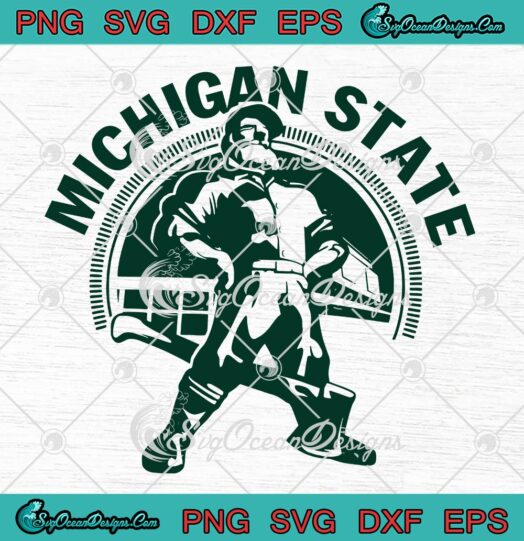 Michigan State University MSU SVG, Spartans Football Paul Bunyan Trophy SVG PNG EPS DXF PDF, Cricut File