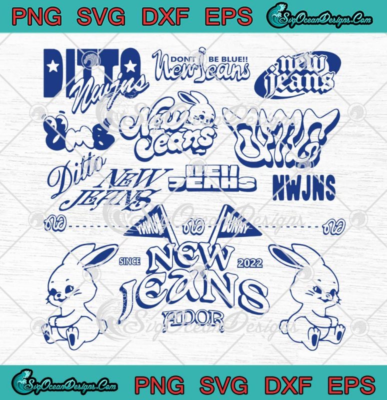 Newjeans Track List Album Newjeans Ditto SVG Graphic Designs Files