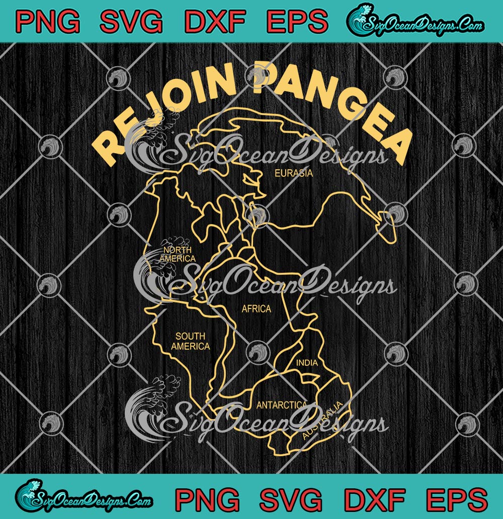 Rejoin Pangea Geology World Freedom SVG, Rejoin Pangea SVG PNG EPS DXF ...