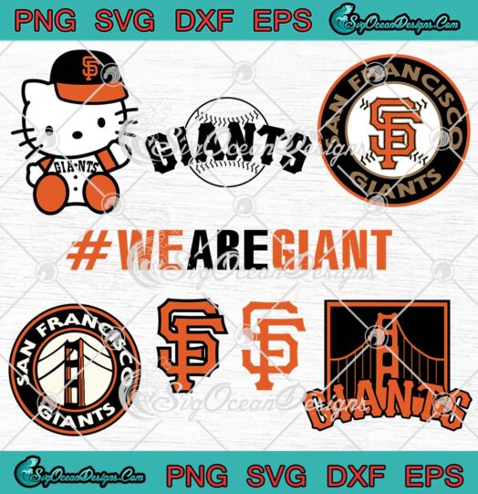 San Francisco Giants Logo MLB SVG, Major League Baseball Bundle SVG PNG EPS DXF PDF, Cricut File