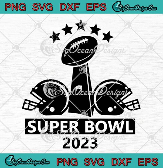 Super Bowl 2023 Superbowl Trophy SVG, NFL Football SVG, Vince Lombardi Trophy SVG PNG EPS DXF PDF, Cricut File