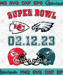 Philadelphia Eagles 2023 Super Bowl Lvii SVG Cutting Files