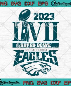 Philadelphia Eagles Champion Svg, Super Bowl LVII Svg