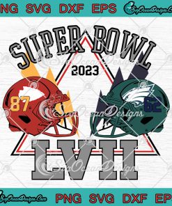 Super Bowl LVII 2023 Trending SVG, Travis Kelce 87 And Jason Kelce 62 ...