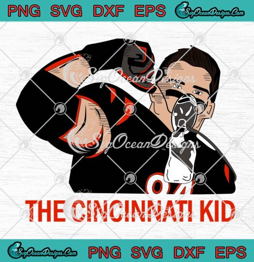 The Cincinnati Bengals Kid SVG, Sam Hubbard Year Dash SVG, Football NFL SVG PNG EPS DXF PDF, Cricut File