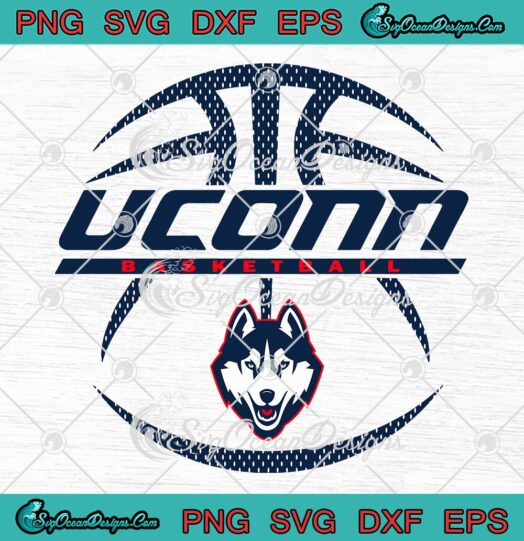 UConn Basketball UConn Huskies SVG, Connecticut Huskies Basketball SVG PNG EPS DXF PDF, Cricut File