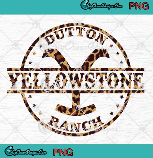 Yellowstone Dutton Ranch Leopard PNG, Yellowstone Tv Series PNG JPG Clipart, Digital Download