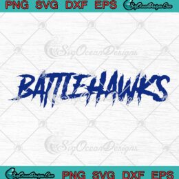 Battlehawks American Football SVG, St. Louis Battlehawks Football Team SVG PNG EPS DXF PDF, Cricut File