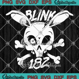 Blink -182 Rabbit Skeleton Concert SVG - Band Blink -182 Rock Band Vintage SVG PNG EPS DXF PDF, Cricut File