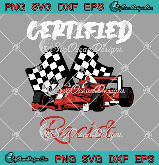 Certified Racist Boost Speedster SVG - Funny Racer Car Racing SVG PNG EPS DXF PDF, Cricut File