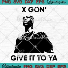 DMX X Gon' Give It To Ya SVG - DMX Rapper SVG - New Song 2023 SVG PNG EPS DXF PDF, Cricut File