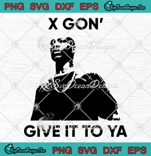 DMX X Gon' Give It To Ya SVG - DMX Rapper SVG - New Song 2023 SVG PNG EPS DXF PDF, Cricut File