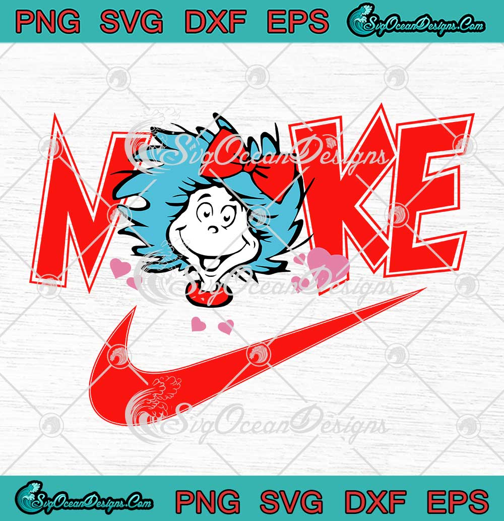 Dr. Seuss Swoosh For Teachers SVG, The Cat In The Hat SVG, Dr. Seuss ...