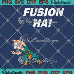 Dragon Ball Z Fusion Ha Trunks SVG, Anime Manga Couples Gift SVG PNG EPS DXF PDF, Cricut File
